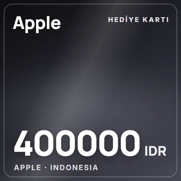 Apple Indonesia 400000 IDR görseli