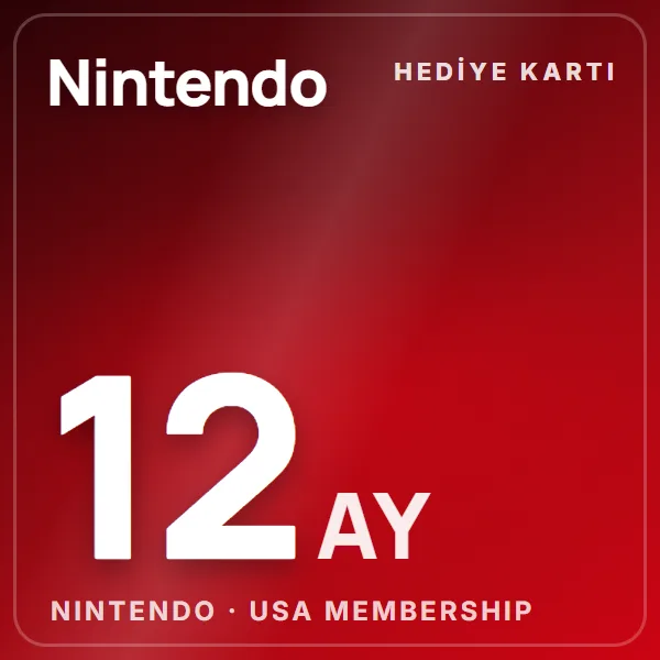 Nintendo USA Membership 12 Month görseli