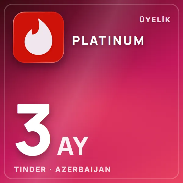 Tinder Azerbaijan Platinum 3 Month görseli