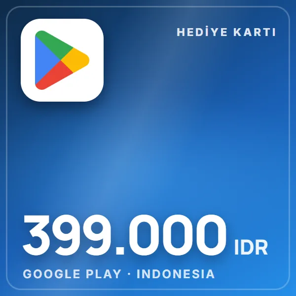 Google Play Indonesia 399.000 IDR görseli