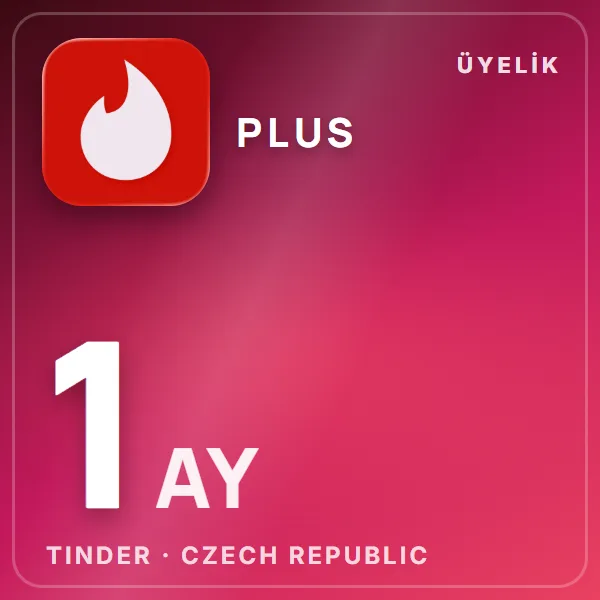 Tinder Czech Republic Plus 1 Month görseli