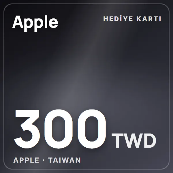 Apple Taiwan 300 TWD görseli