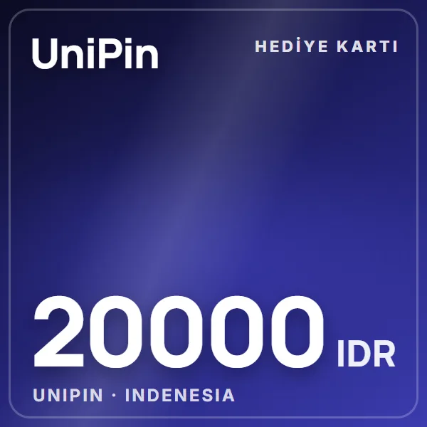 Unipin Indenesia 20000 IDR görseli