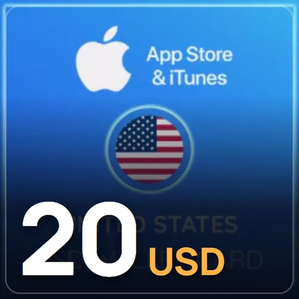 20 USD App Store iTunes Hediye Kartı görseli