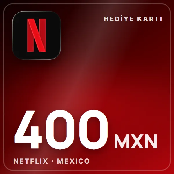 Netflix Mexico 400 MXN görseli