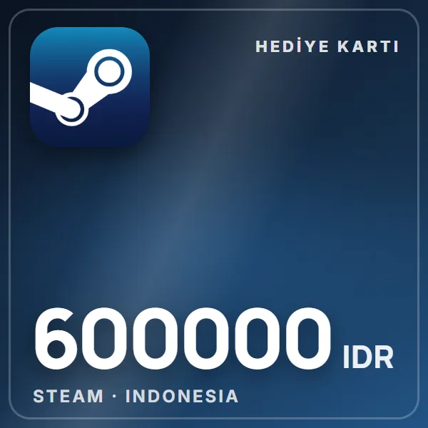 Steam Indonesia 600000 IDR görseli