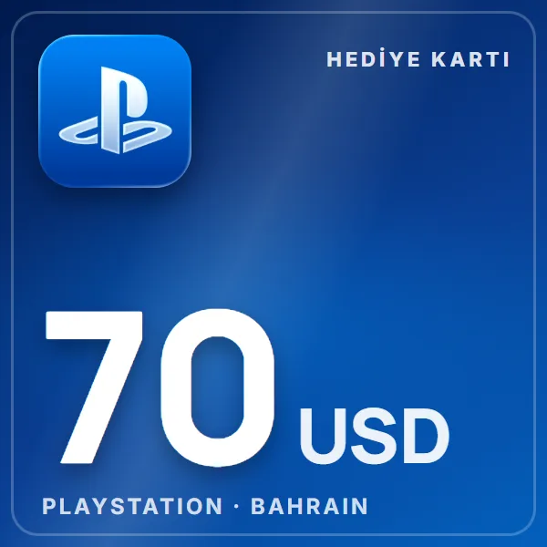 PSN Card Bahrain 70 USD görseli