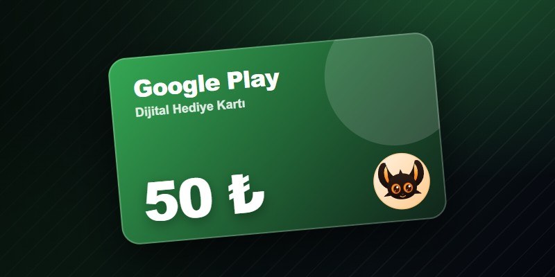 Google Play Hediye Kartı 50 TL görseli