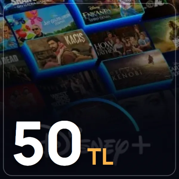 Disney Plus 50 TL Hediye Kartı görseli