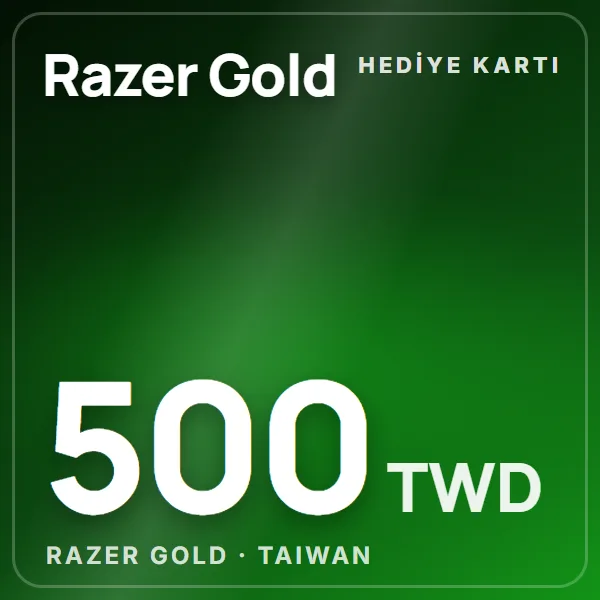 Razer Gold Taiwan 500 TWD görseli