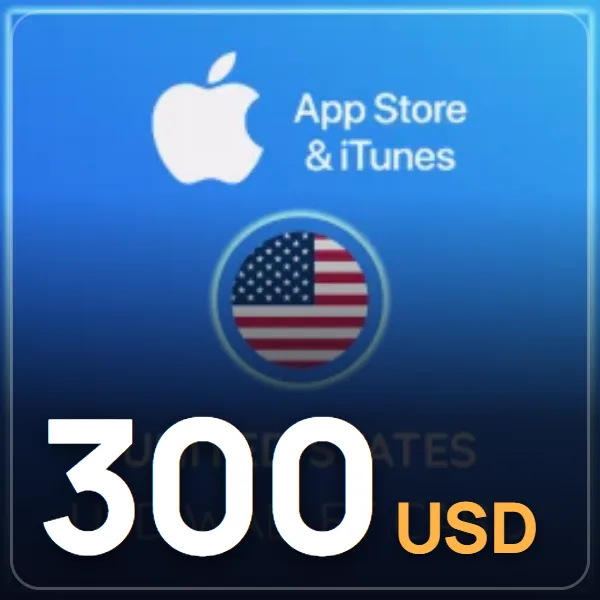 300 USD App Store iTunes Hediye Kartı görseli