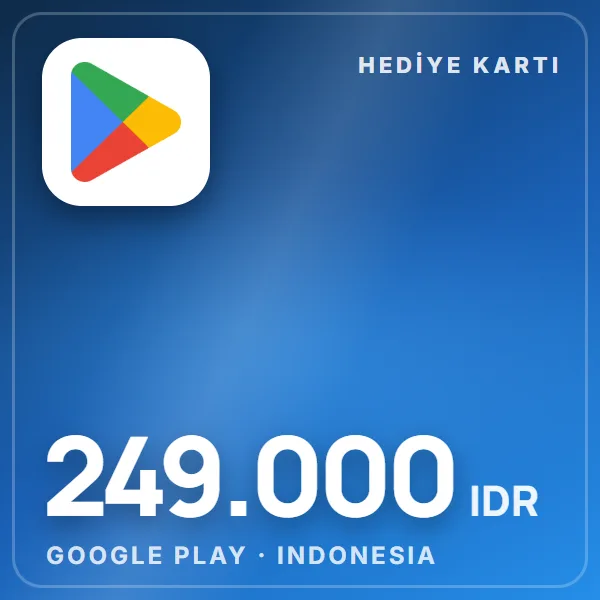 Google Play Indonesia 249.000 IDR görseli
