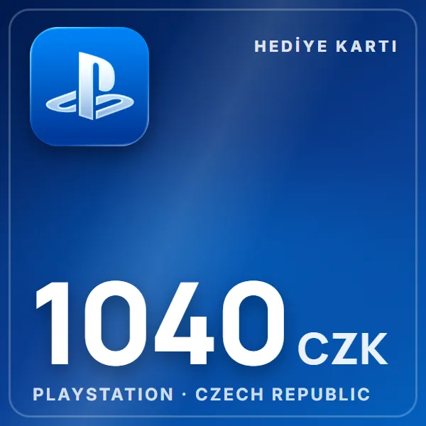 PSN Card Czech Republic 1040 CZK görseli