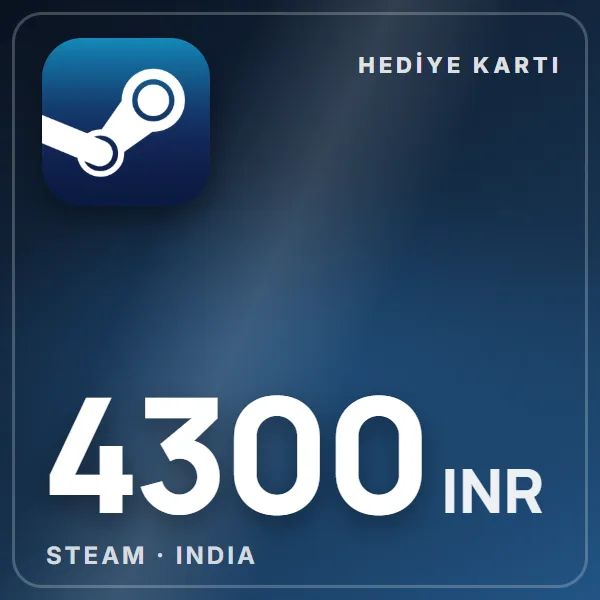 Steam India 4300 INR görseli
