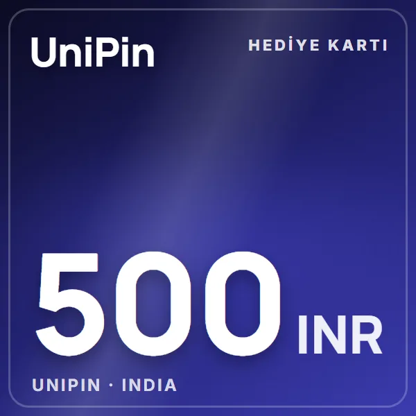 Unipin India 500 INR görseli