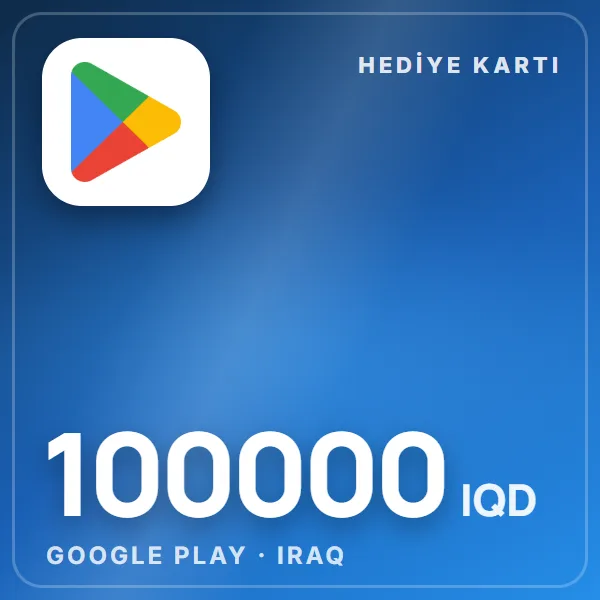 Google Play Iraq 100000 IQD görseli