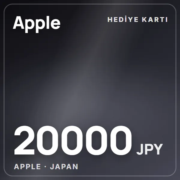 Apple Japan 20000 JPY görseli