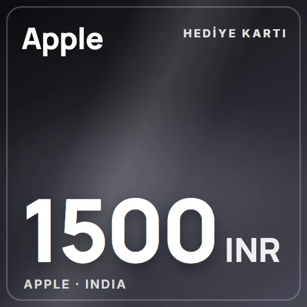 Apple india 1500 INR görseli