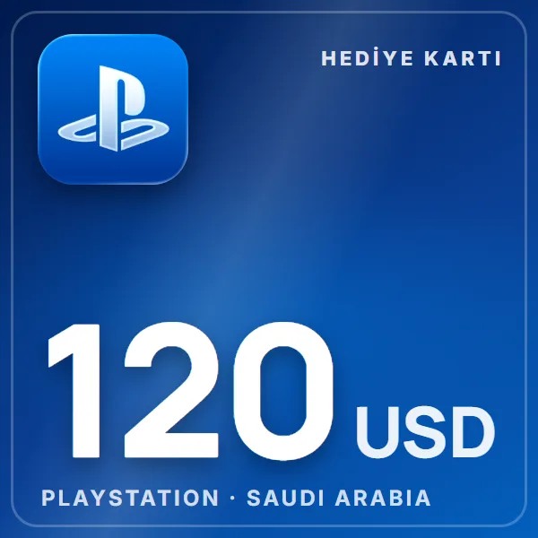 PSN Card Saudi Arabia 120 USD görseli