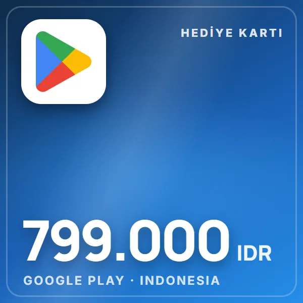 Google Play Indonesia 799.000 IDR görseli