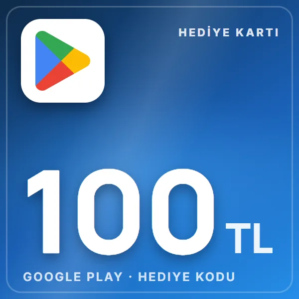 Google Play Hediye Kodu 100 TL - Tiktok görseli