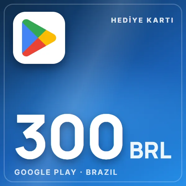 Google Play Brazil 300 BRL görseli