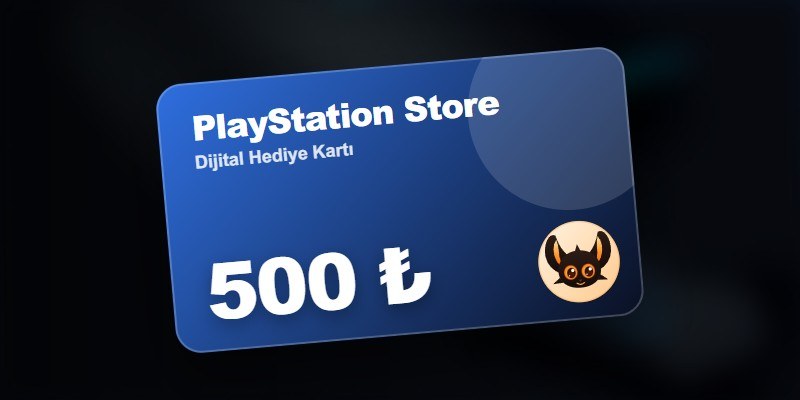 PlayStation Store Kartı 500 TL görseli
