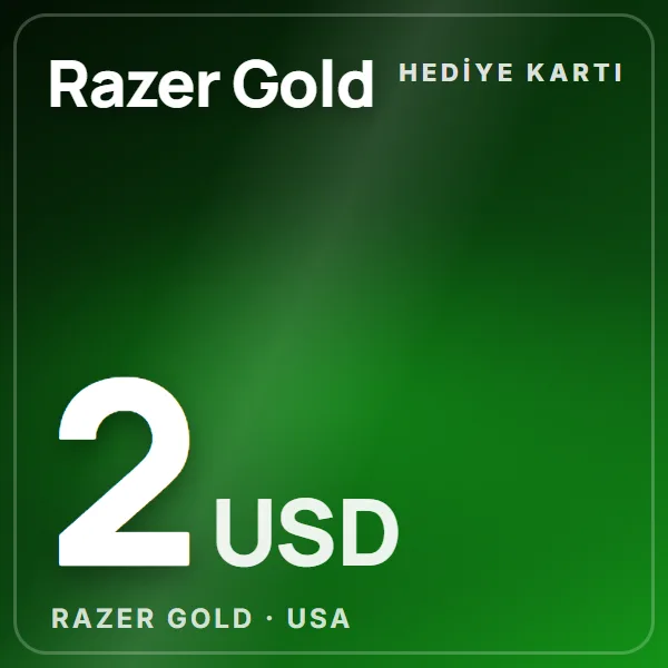 Razer Gold USA 2 USD görseli