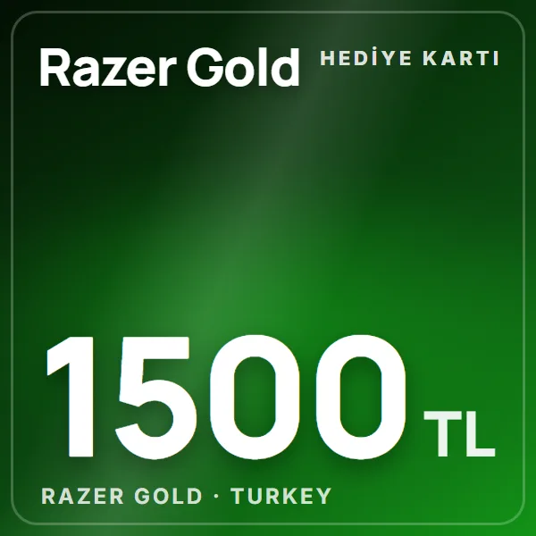 Razer Gold Turkey 1500 TL görseli