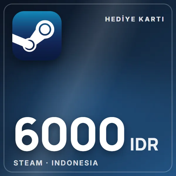 Steam Indonesia 6000 IDR görseli