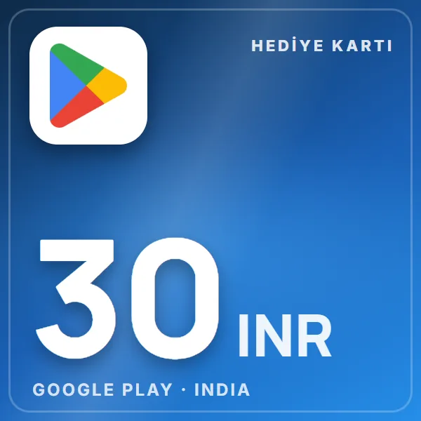 Google Play India 30 INR görseli