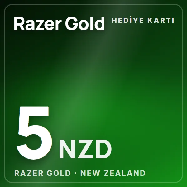 Razer Gold New Zealand 5 NZD görseli