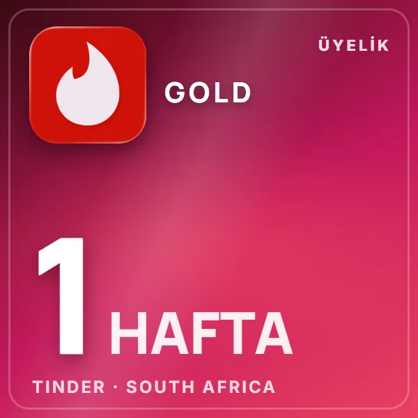Tinder South Africa Gold 1 Week görseli