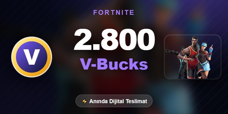 Fortnite 2.800 V-Bucks görseli