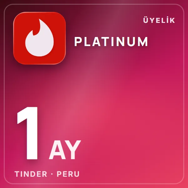 Tinder Peru Platinum 1 Month görseli