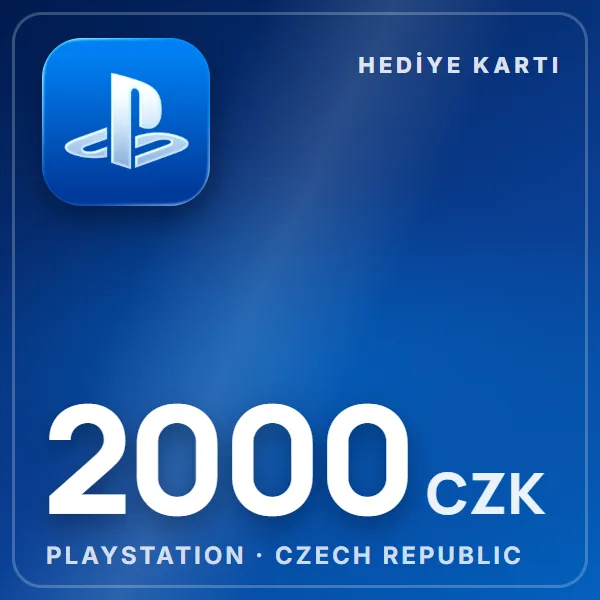 PSN Card Czech Republic 2000 CZK görseli