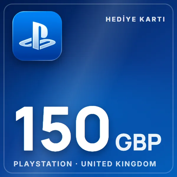 PSN Card United Kingdom 150 GBP görseli