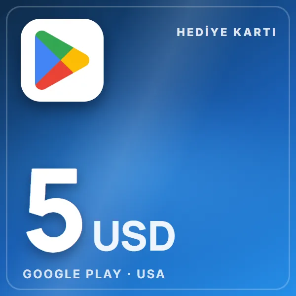 Google Play USA 5 USD görseli