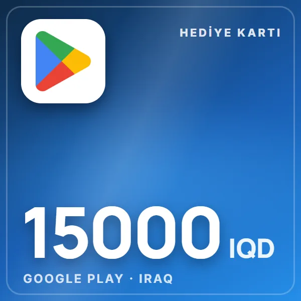 Google Play Iraq 15000 IQD görseli