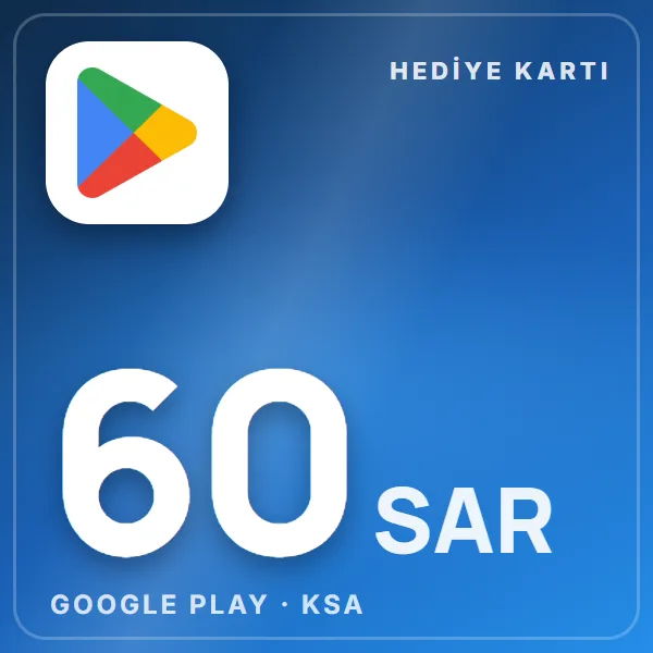 Google Play KSA 60 SAR görseli