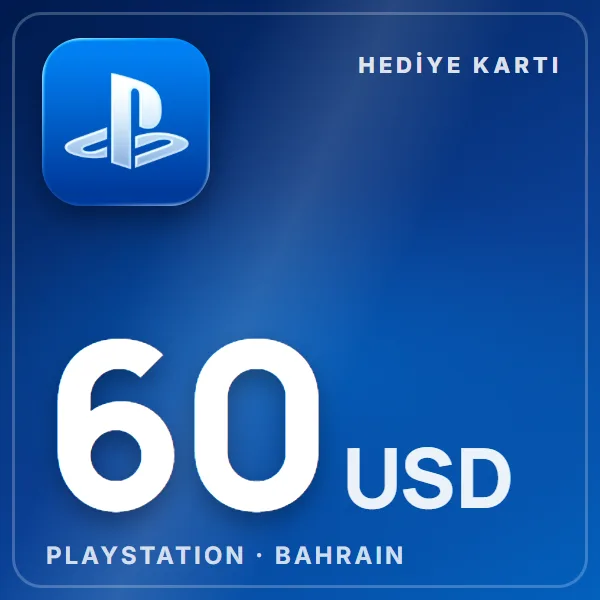 PSN Card Bahrain 60 USD görseli