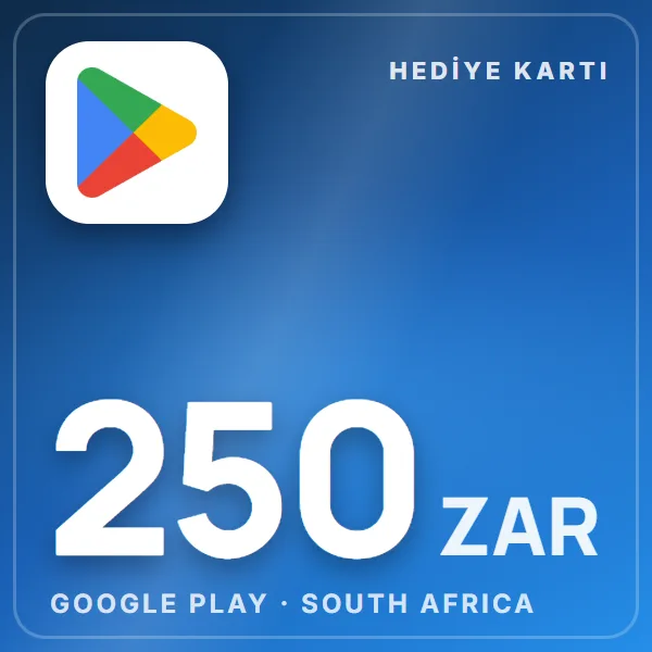 Google Play South Africa 250 ZAR görseli