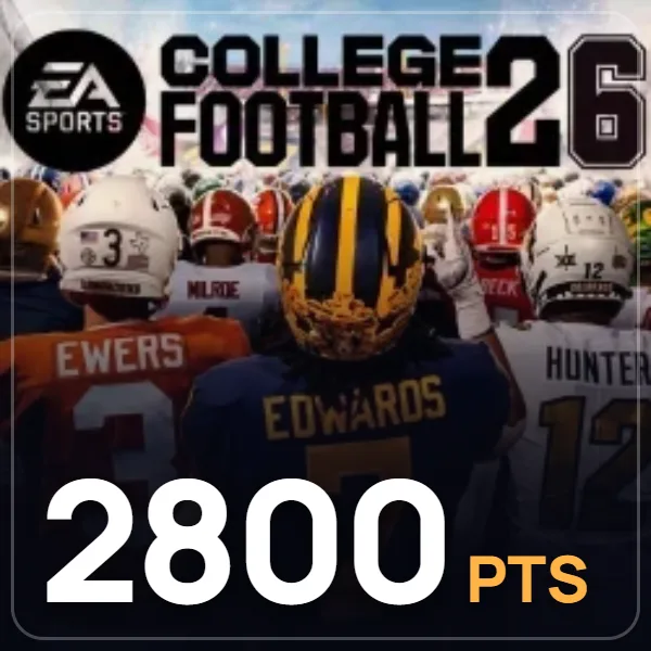 College Football 26 2800 Points görseli