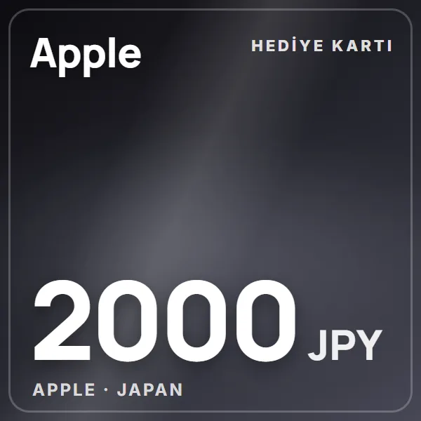 Apple Japan 2000 JPY görseli