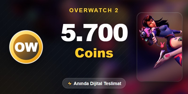 Overwatch 2 5.700 Coins görseli