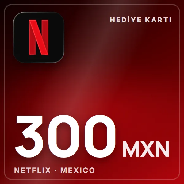 Netflix Mexico 300 MXN görseli