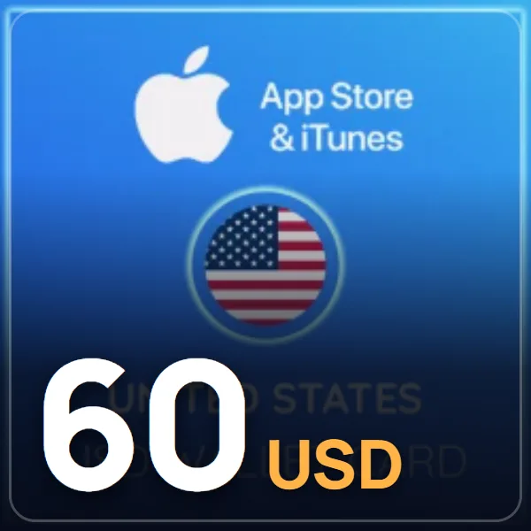 60 USD App Store iTunes Hediye Kartı görseli