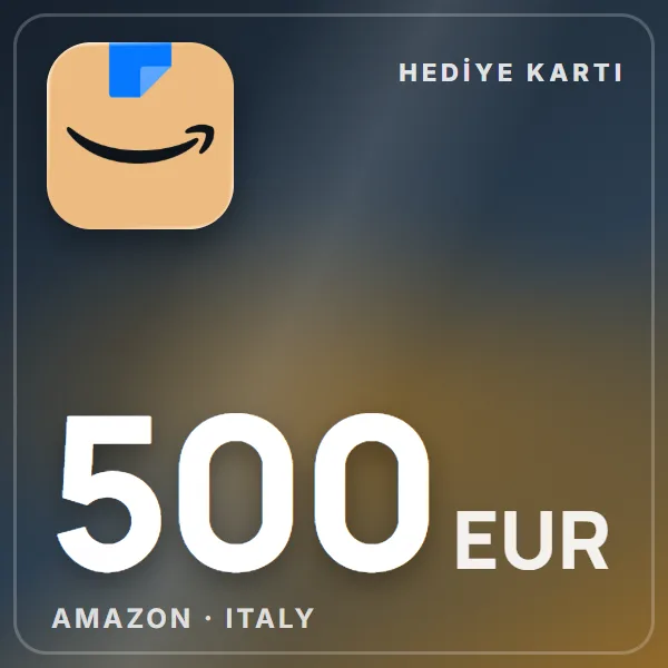 Amazon Italy 500 EUR görseli
