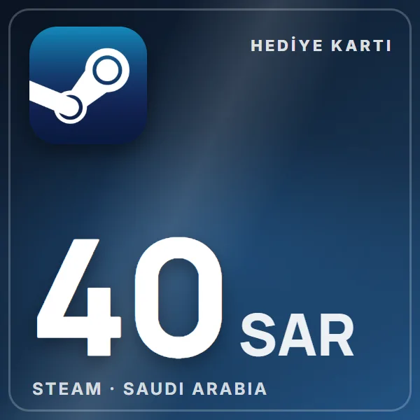 Steam Saudi Arabia 40 SAR görseli