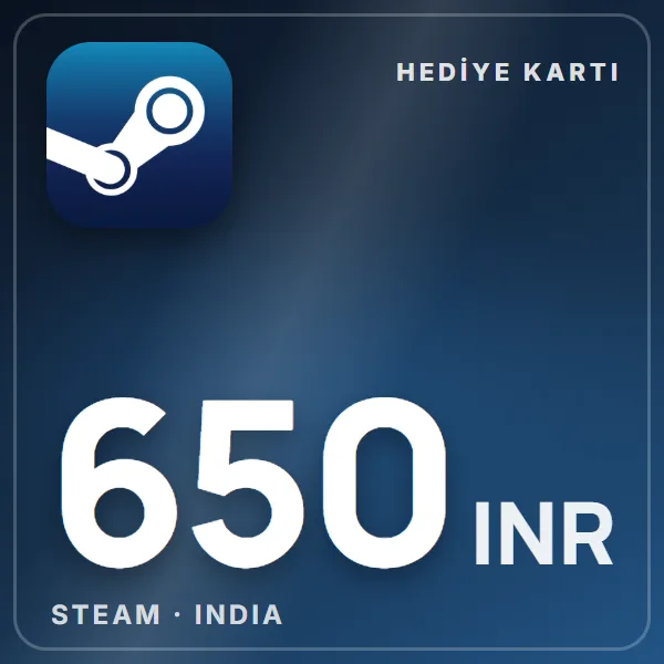 Steam India 650 INR görseli
